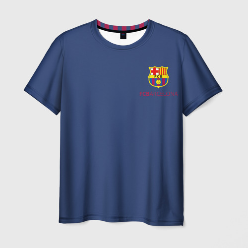 Мужская футболка 3D Месси  - 10 номер футбольный клуб Барселона, цвет 3D печать
