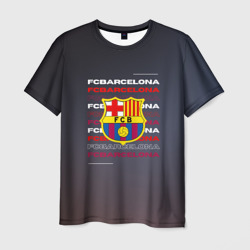 Мужская футболка 3D Логотип футбольный клуб Барселона
