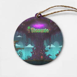 Деревянная игрушка круг Terraria tree