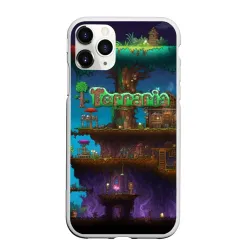 Чехол для iPhone 11 Pro Max матовый Terraria big tree