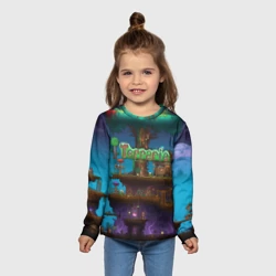 Детский лонгслив 3D Terraria big tree - фото 2