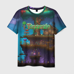 Мужская футболка 3D Terraria big tree