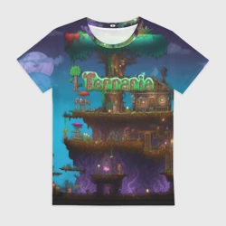 Женская футболка 3D Terraria big tree