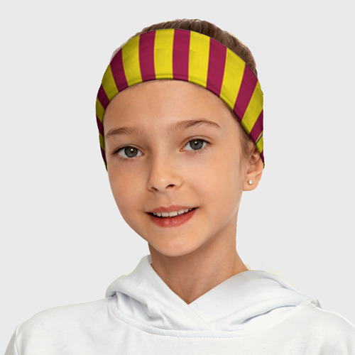 Повязка на голову 3D Полосатые  цвета футбольного клуба Барселона - фото 7