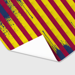 Бумага для упаковки 3D Полосатые  цвета футбольного клуба Барселона - фото 2