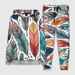 Женский костюм 3D Композиция из перьев