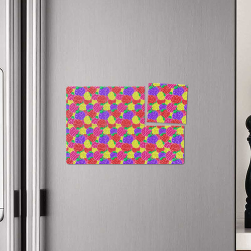Магнитный плакат 3Х2 Красочная малина и ежевика - фото 4