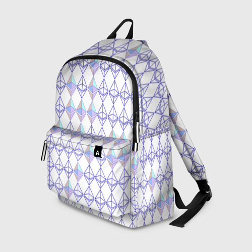 Рюкзак 3D Криптовалюта Ethereum на белом