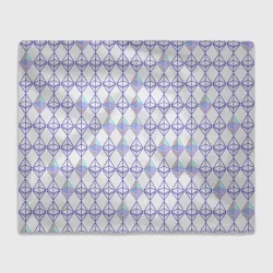 Плед 3D Криптовалюта Ethereum на белом