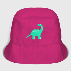 Детская панама хлопок Green dinosaur