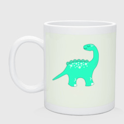 Кружка керамическая Green dinosaur