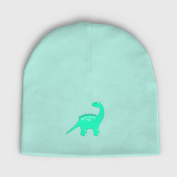 Детская шапка демисезонная Green dinosaur