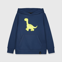 Детская толстовка хлопок yellow dinosaur