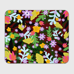 Прямоугольный коврик для мышки Гавайская цветочная расцветка