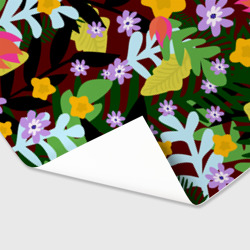 Бумага для упаковки 3D Гавайская цветочная расцветка - фото 2
