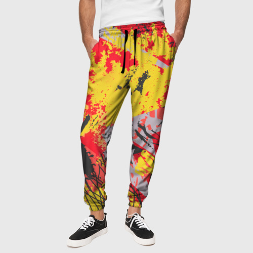 Мужские брюки 3D Abstractionism pattern, цвет 3D печать - фото 4
