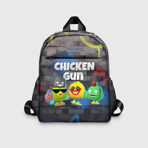 Детский рюкзак 3D Чикен Ган - граффити