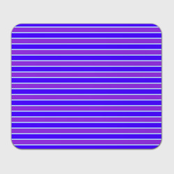 Прямоугольный коврик для мышки Неоновые полосы фиолетовые и синие