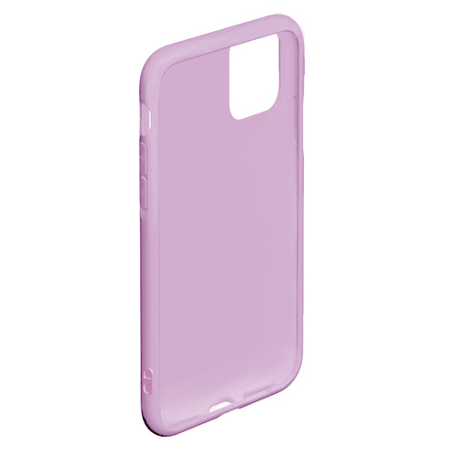 Чехол для iPhone 11 Pro Max матовый с принтом Неоновые полосы фиолетовые и синие, фото #4