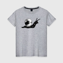 Космическая улитка – Женская футболка хлопок с принтом купить со скидкой в -20%