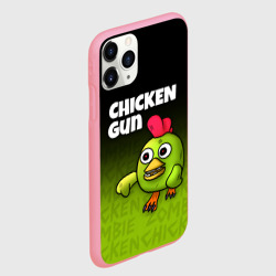 Чехол для iPhone 11 Pro Max матовый Chicken Gun - Zombie Chicken - фото 2