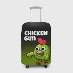 Чехол для чемодана 3D Chicken Gun - Zombie Chicken