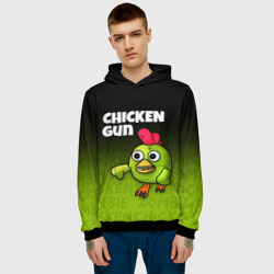 Мужская толстовка 3D Chicken Gun - Zombie Chicken - фото 2