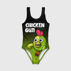 Детский купальник 3D Chicken Gun - Zombie Chicken - фото 2