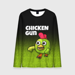 Мужской лонгслив 3D Chicken Gun - Zombie Chicken