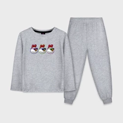 Детская пижама с лонгсливом хлопок Чикен Ган - цыплята