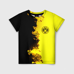 Детская футболка 3D Borussia fc sport краски