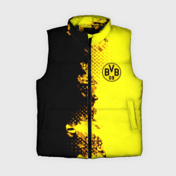 Женский жилет утепленный 3D Borussia fc sport краски