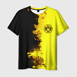 Мужская футболка 3D Borussia fc sport краски