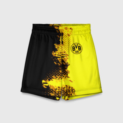 Детские спортивные шорты 3D Borussia fc sport краски