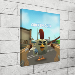 Холст квадратный Chicken Gun - shooter - фото 2