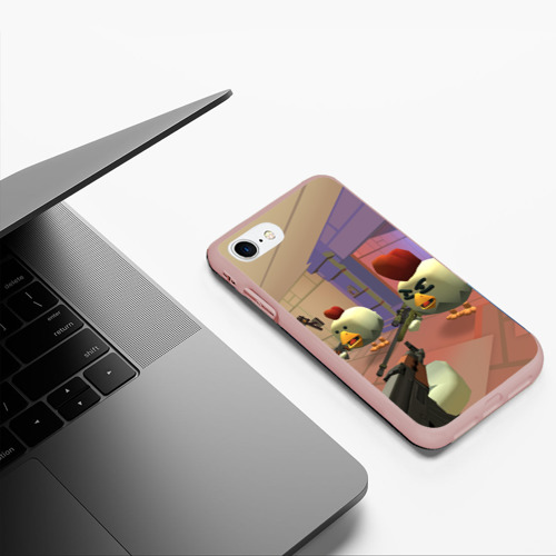 Чехол для iPhone 7/8 матовый с принтом Чикен ган - скрин, фото #5