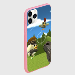 Чехол для iPhone 11 Pro Max матовый Чикен Ган - бой - фото 2