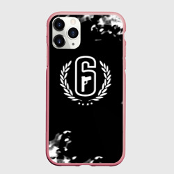 Чехол для iPhone 11 Pro Max матовый Rainbow six шутер гейм