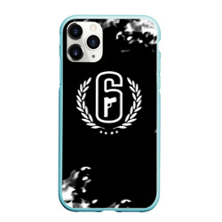 Чехол для iPhone 11 Pro Max матовый Rainbow six шутер гейм