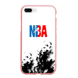 Чехол для iPhone 7Plus/8 Plus матовый Basketball краски