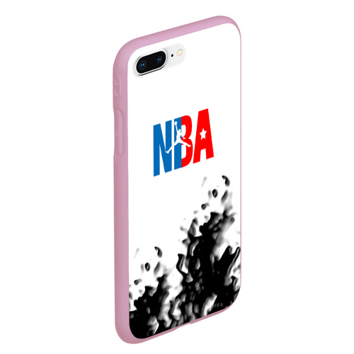 Чехол для iPhone 7Plus/8 Plus матовый Basketball краски, цвет розовый - фото 3