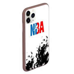 Чехол для iPhone 11 Pro матовый Basketball краски - фото 2