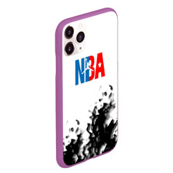 Чехол для iPhone 11 Pro Max матовый Basketball краски - фото 2