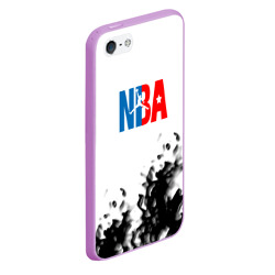 Чехол для iPhone 5/5S матовый Basketball краски - фото 2