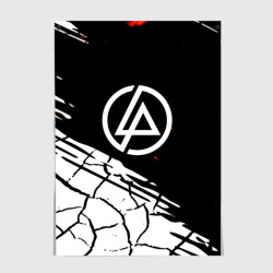 Постер Linkin park abstraction rock