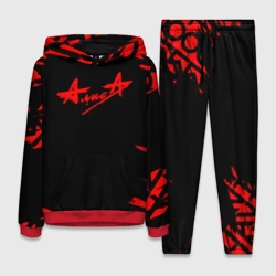 Женский костюм с толстовкой 3D Алиса группа краски