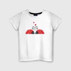 Детская футболка хлопок Свидание жуков