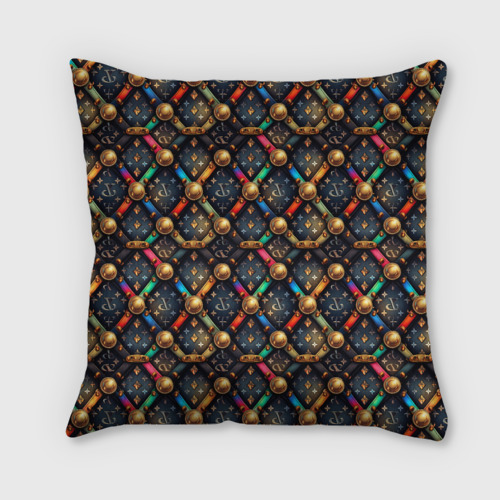 Подушка 3D Luxury abstract  geometry  pattern - фото 2
