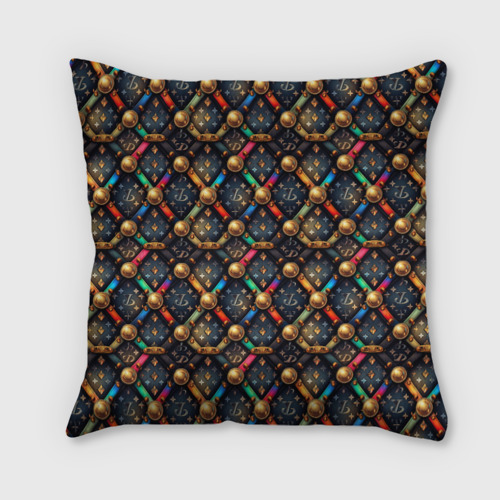 Подушка 3D Luxury abstract  geometry  pattern