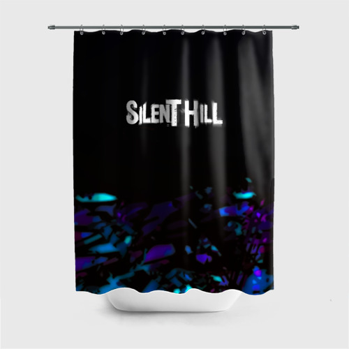 Штора 3D для ванной Silent hill new game remake